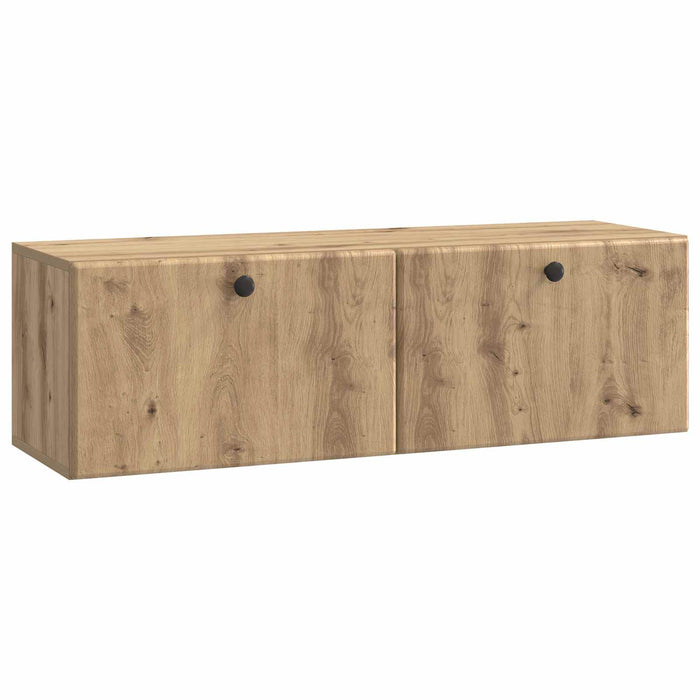 Oglindă TV montată pe perete Stejar Artizanal 98 x 31 x 30 cm - WALTI WALTI