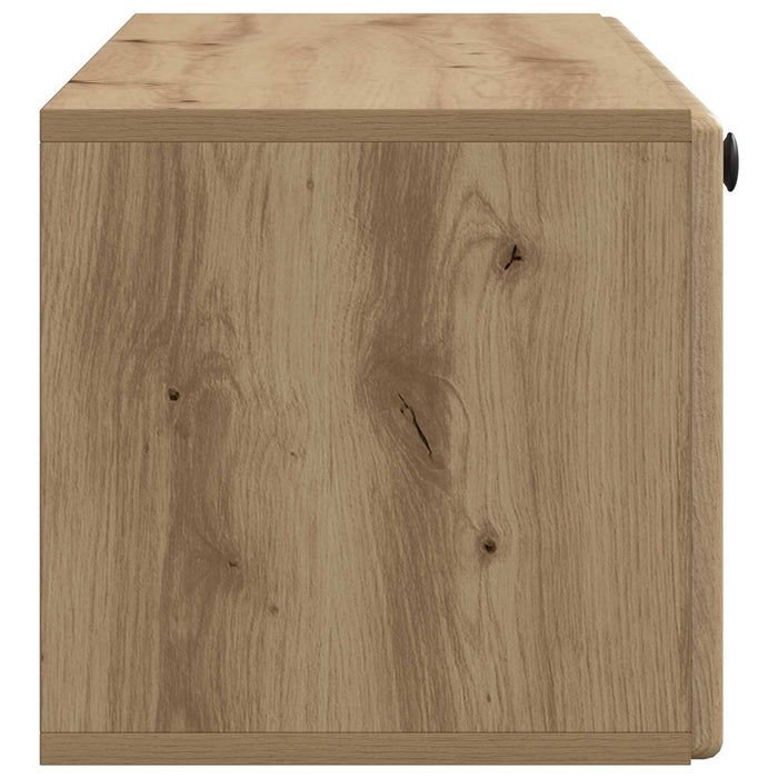 Oglindă TV montată pe perete Stejar Artizanal 98 x 31 x 30 cm - WALTI WALTI