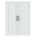 Dulap montat pe perete Alb 66 x 34,5 x 90 cm Lemn prelucrat - WALTI WALTI