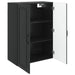 Dulap montat pe perete Negru 66 x 34,5 x 90 cm Lemn prelucrat - WALTI WALTI