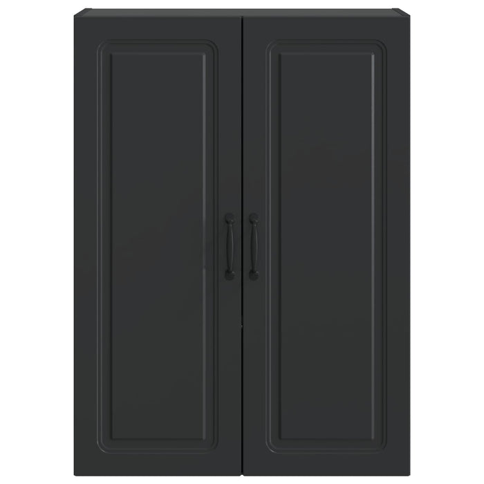 Dulap montat pe perete Negru 66 x 34,5 x 90 cm Lemn prelucrat - WALTI WALTI