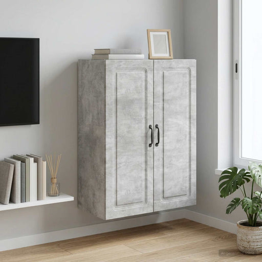 Dulap montat pe perete Gri Beton 66 x 34,5 x 90 cm - WALTI WALTI