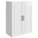 Dulap montat pe perete Alb foarte lucios 66 x 34,5 x 90 cm - WALTI WALTI