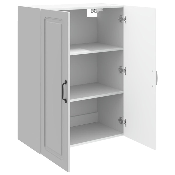 Dulap montat pe perete Alb foarte lucios 66 x 34,5 x 90 cm - WALTI WALTI
