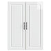 Dulap montat pe perete Alb foarte lucios 66 x 34,5 x 90 cm - WALTI WALTI
