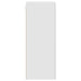 Dulap montat pe perete Alb foarte lucios 66 x 34,5 x 90 cm - WALTI WALTI