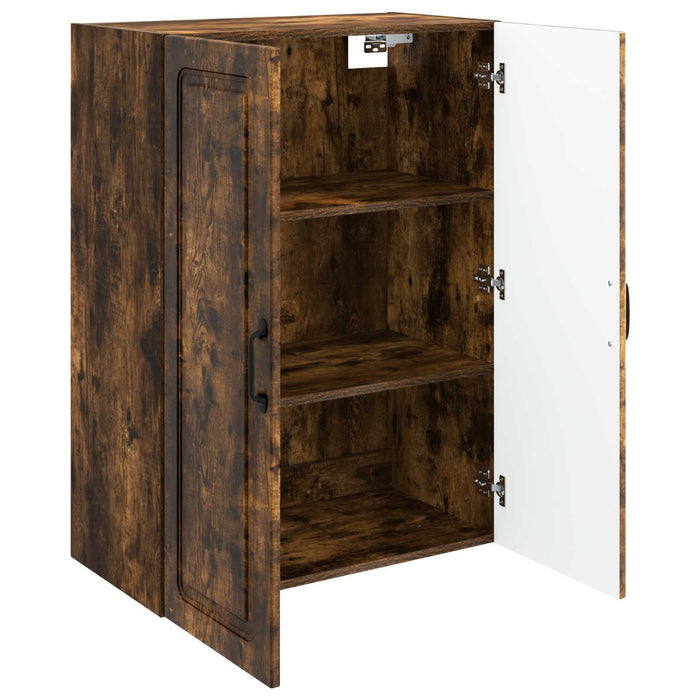 Dulap montat pe perete Stejar fumuriu 66 x 34,5 x 90 cm - WALTI WALTI