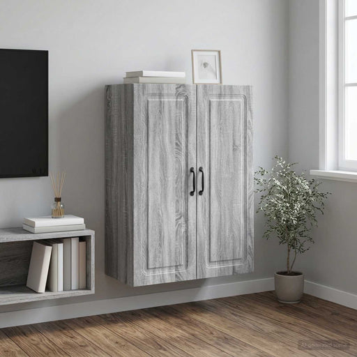 Dulap montat pe perete Sonoma gri 66 x 34,5 x 90 cm - WALTI WALTI