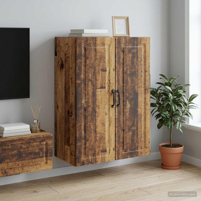 Dulap montat pe perete Lemn vechi 66 x 34,5 x 90 cm - WALTI WALTI