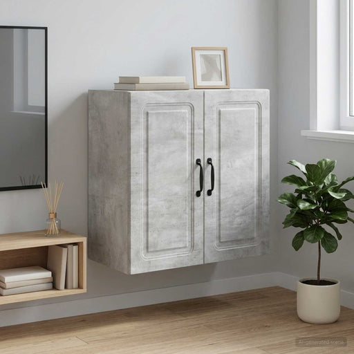 Dulap montat pe perete Gri Beton 59 x 31 x 60 cm Lemn prelucrat - WALTI WALTI