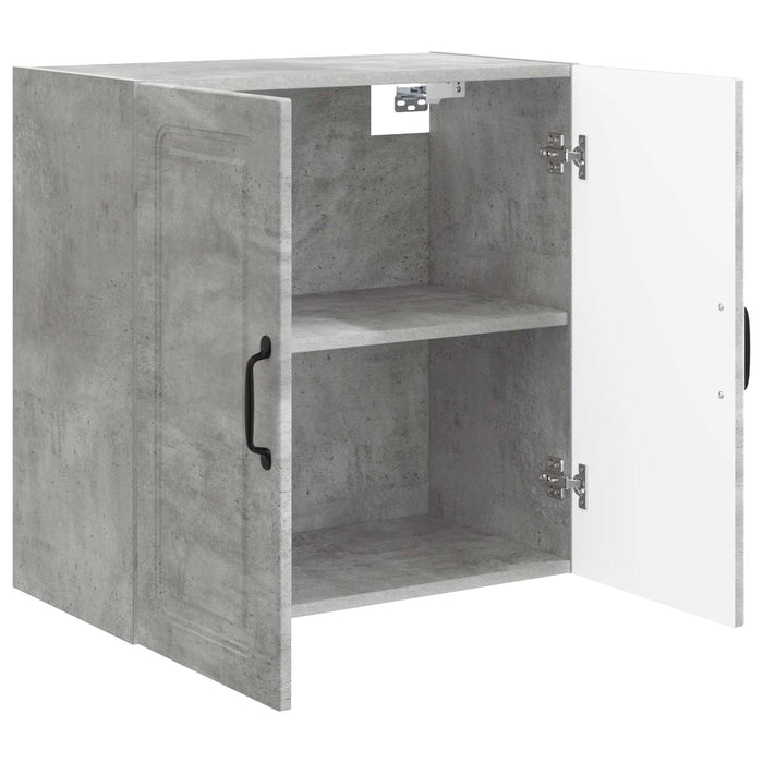 Dulap montat pe perete Gri Beton 59 x 31 x 60 cm Lemn prelucrat - WALTI WALTI