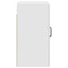 Dulap montat pe perete Alb foarte lucios 59 x 31 x 60 cm - WALTI WALTI