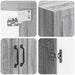 Dulap montat pe perete Sonoma gri 59 x 31 x 60 cm - WALTI WALTI
