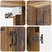 Dulap montat pe perete Lemn vechi 59 x 31 x 60 cm - WALTI WALTI