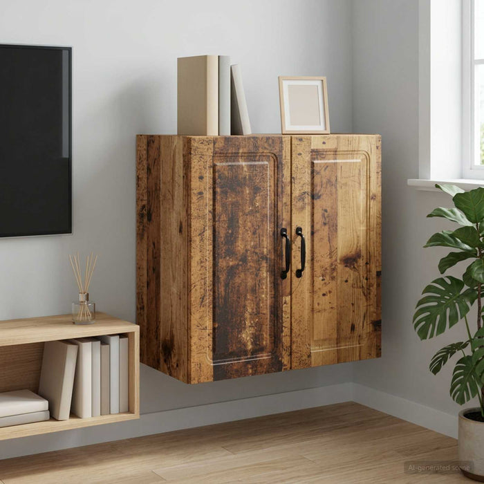Dulap montat pe perete Lemn vechi 59 x 31 x 60 cm - WALTI WALTI
