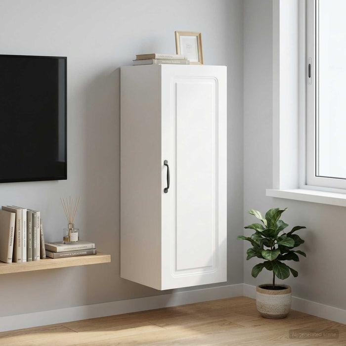 Dulap montat pe perete 33 x 34,5 x 90 cm Lemn prelucrat Alb WALTI