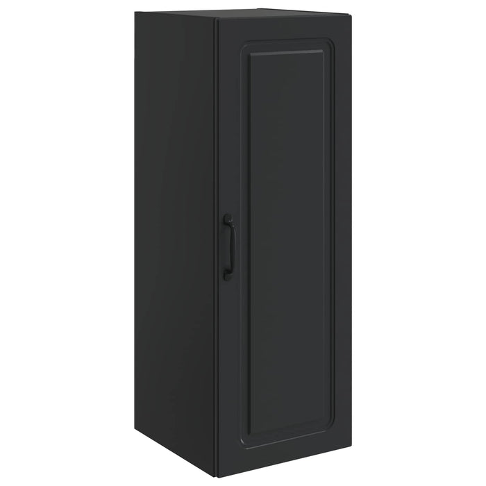 Dulap montat pe perete Negru 33 x 34,5 x 90 cm Lemn prelucrat - WALTI WALTI