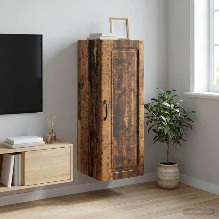 Dulap montat pe perete Lemn vechi 33 x 34,5 x 90 cm - WALTI WALTI