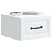 Dulap de noapte suspendat Alb 34,5 x 33 x 20 cm Lemn prelucrat - WALTI WALTI