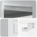 Dulap de noapte suspendat cu sertar 2 pcs Alb 34,5 x 33 x 20 cm - WALTI WALTI