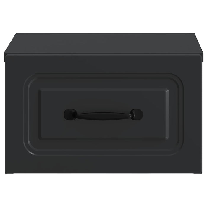 Dulap de noapte suspendat 2 pcs Negru 34,5 x 33 x 20 cm - WALTI WALTI
