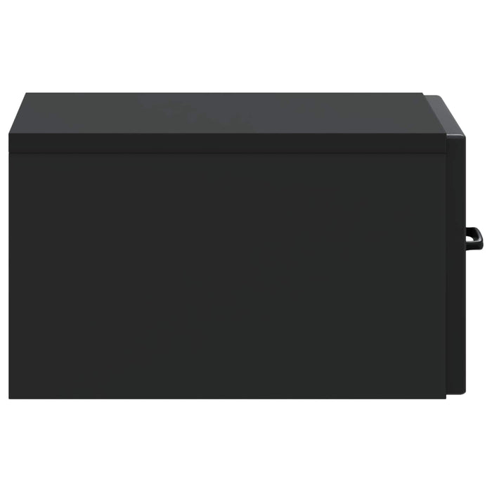 Dulap de noapte suspendat 2 pcs Negru 34,5 x 33 x 20 cm - WALTI WALTI