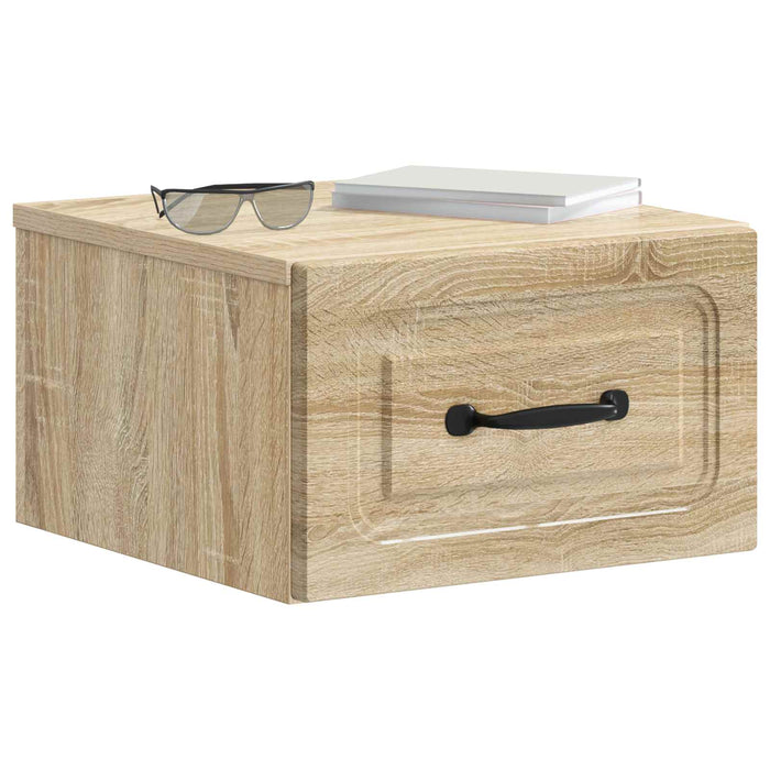 Dulap de noapte suspendat Stejar Sonoma 34,5 x 33 x 20 cm - WALTI WALTI