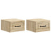 Dulap de noapte suspendat 2 pcs Stejar Sonoma 34,5 x 33 x 20 cm - WALTI WALTI