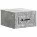 Dulap de noapte suspendat 2 pcs Gri Beton 34,5 x 33 x 20 cm - WALTI WALTI