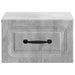 Dulap de noapte suspendat 2 pcs Gri Beton 34,5 x 33 x 20 cm - WALTI WALTI