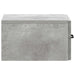 Dulap de noapte suspendat 2 pcs Gri Beton 34,5 x 33 x 20 cm - WALTI WALTI