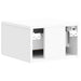 Dulap de noapte suspendat cu sertar 2 pcs Alb foarte lucios - WALTI WALTI