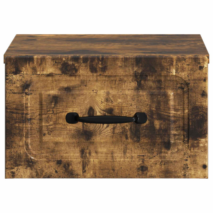 Dulap de noapte suspendat Stejar fumuriu 34,5 x 33 x 20 cm - WALTI WALTI