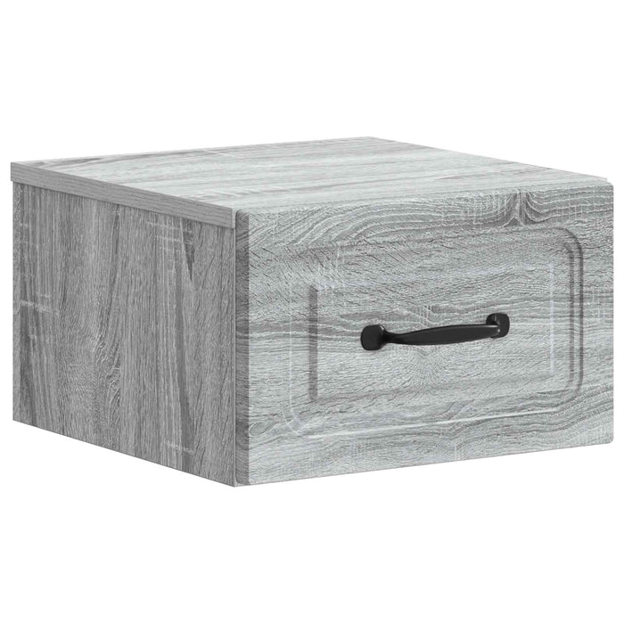 Dulap de noapte suspendat Sonoma gri 34,5 x 33 x 20 cm - WALTI WALTI