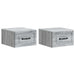 Dulap de noapte suspendat 2 pcs Sonoma gri 34,5 x 33 x 20 cm - WALTI WALTI