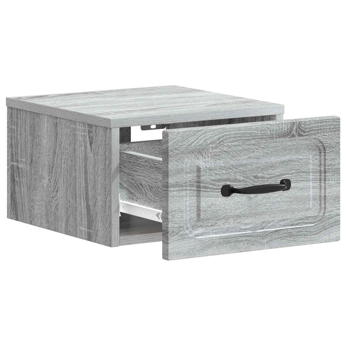 Dulap de noapte suspendat 2 pcs Sonoma gri 34,5 x 33 x 20 cm - WALTI WALTI
