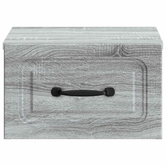 Dulap de noapte suspendat 2 pcs Sonoma gri 34,5 x 33 x 20 cm - WALTI WALTI
