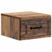 Dulap de noapte suspendat Lemn vechi 34,5 x 33 x 20 cm - WALTI WALTI