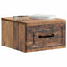 Dulap de noapte suspendat Lemn vechi 34,5 x 33 x 20 cm - WALTI WALTI