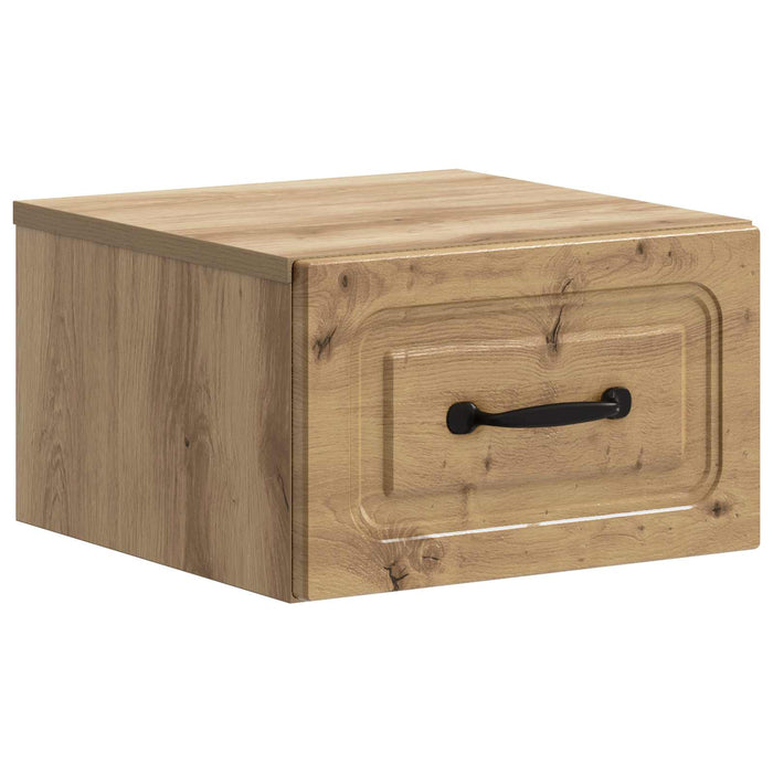 Dulap de noapte suspendat Stejar Artizanal 34,5 x 33 x 20 cm - WALTI WALTI