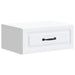 Dulap de noapte suspendat Alb 49 x 34,5 x 20 cm Lemn prelucrat - WALTI WALTI