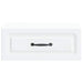 Dulap de noapte suspendat Alb 49 x 34,5 x 20 cm Lemn prelucrat - WALTI WALTI