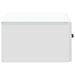 Dulap de noapte suspendat Alb 49 x 34,5 x 20 cm Lemn prelucrat - WALTI WALTI