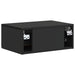 Dulap de noapte suspendat cu sertar Negru 49 x 34,5 x 20 cm - WALTI WALTI