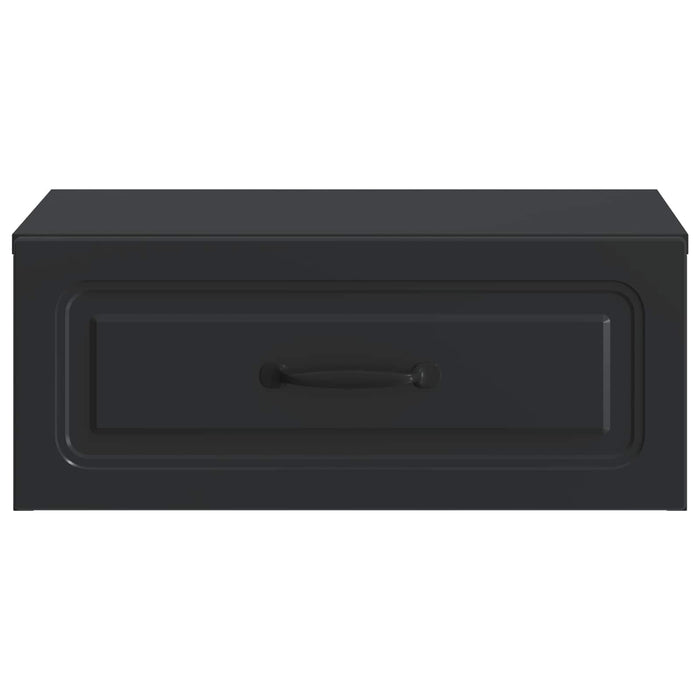 Dulap de noapte suspendat cu sertar Negru 49 x 34,5 x 20 cm - WALTI WALTI