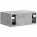 Dulap de noapte suspendat 2 pcs Gri Beton 49 x 34,5 x 20 cm - WALTI WALTI