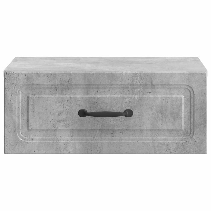 Dulap de noapte suspendat 2 pcs Gri Beton 49 x 34,5 x 20 cm - WALTI WALTI