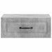 Dulap de noapte suspendat 2 pcs Gri Beton 49 x 34,5 x 20 cm - WALTI WALTI