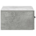 Dulap de noapte suspendat 2 pcs Gri Beton 49 x 34,5 x 20 cm - WALTI WALTI