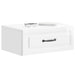 Dulap de noapte suspendat Alb foarte lucios 49 x 34,5 x 20 cm - WALTI WALTI
